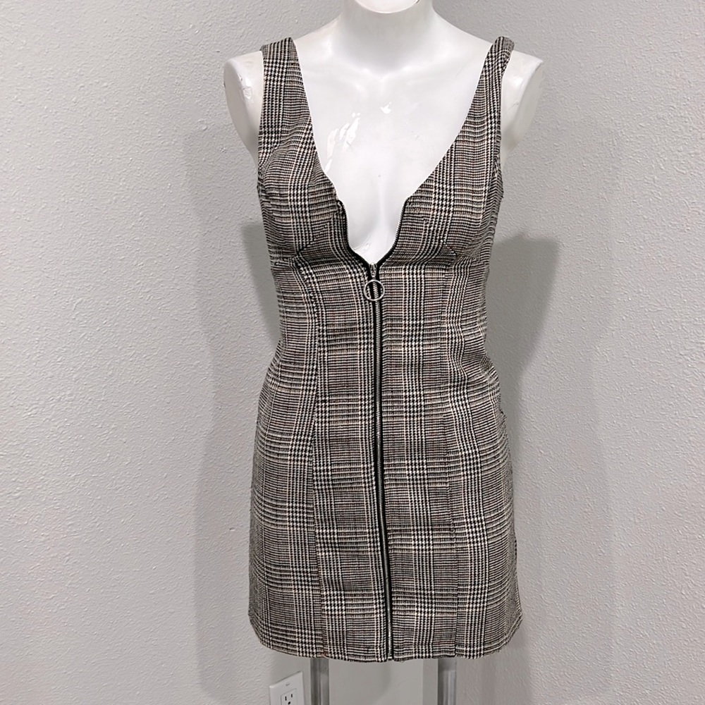 Plaid Mini Dress